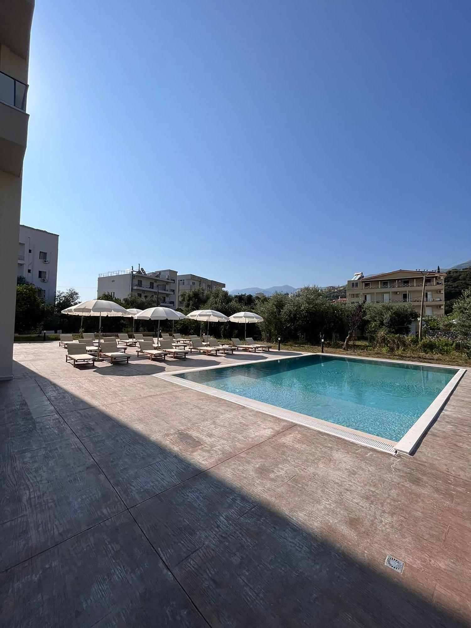 The Blue Wave Hotel Himara Kültér fotó
