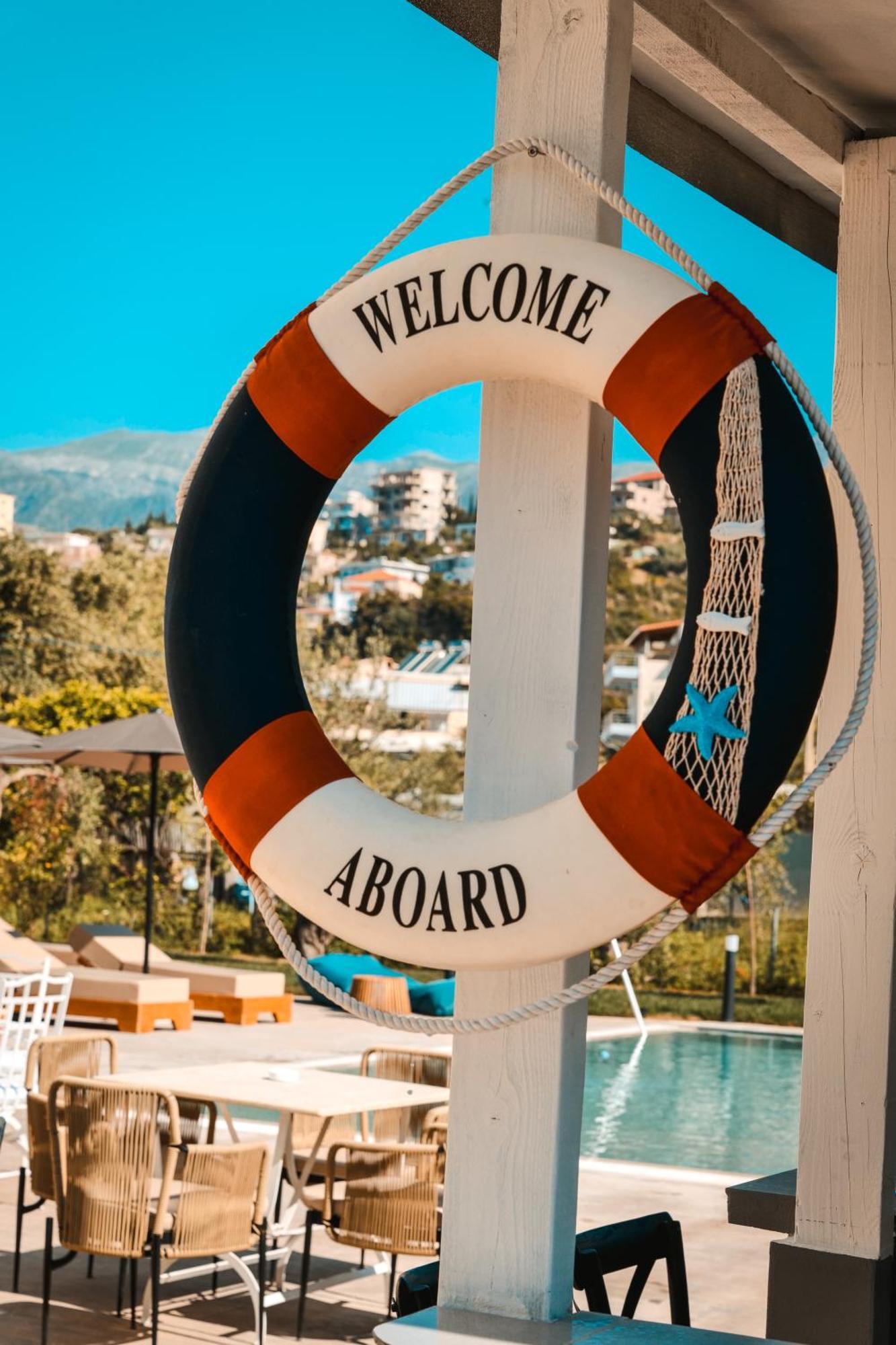 The Blue Wave Hotel Himara Kültér fotó